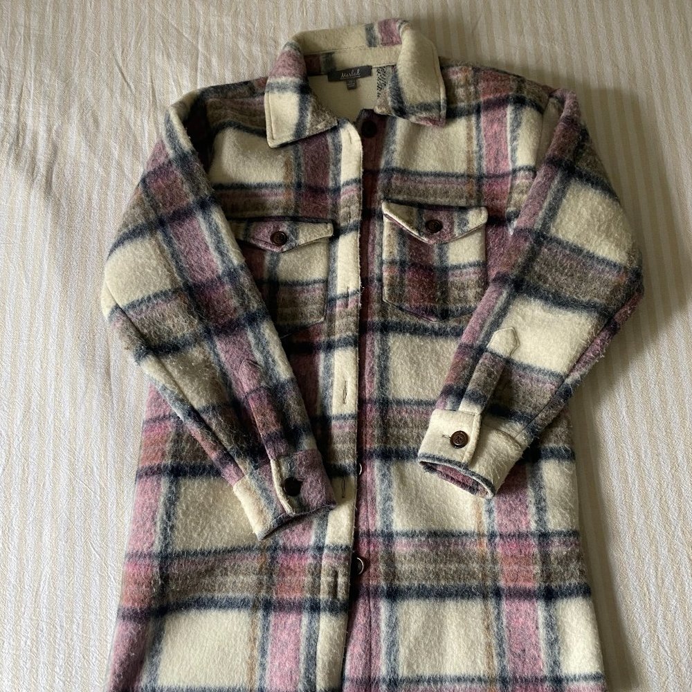 Button down long flannel